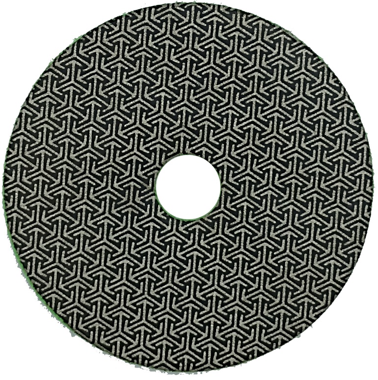 Алмазный гибкий шлифовальный гальванический круг "Черепашка" Hilberg 100 мм № 200, 560200