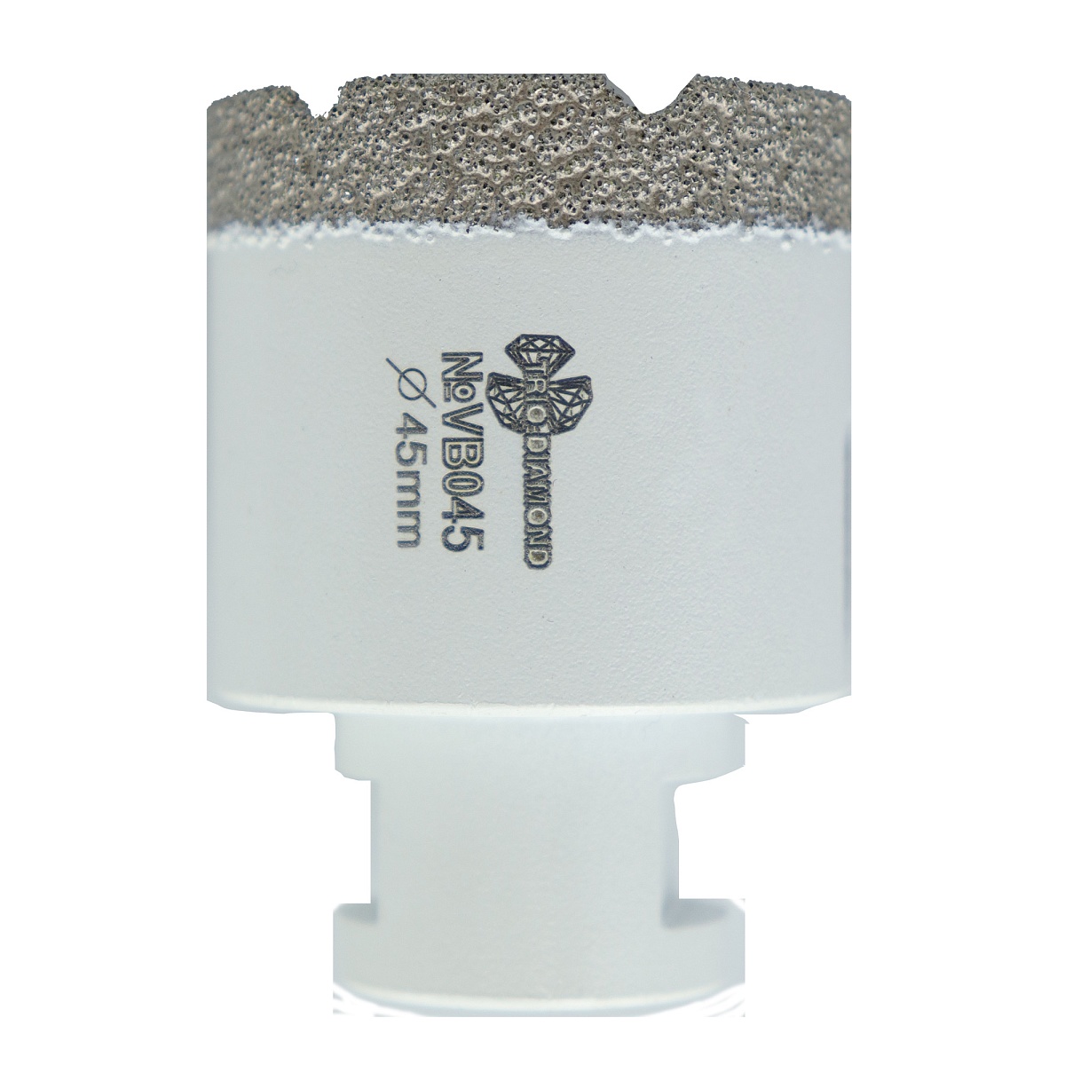 Коронка алмазная по керамограниту 45 мм, М14, Vacuum Brazed, VB045